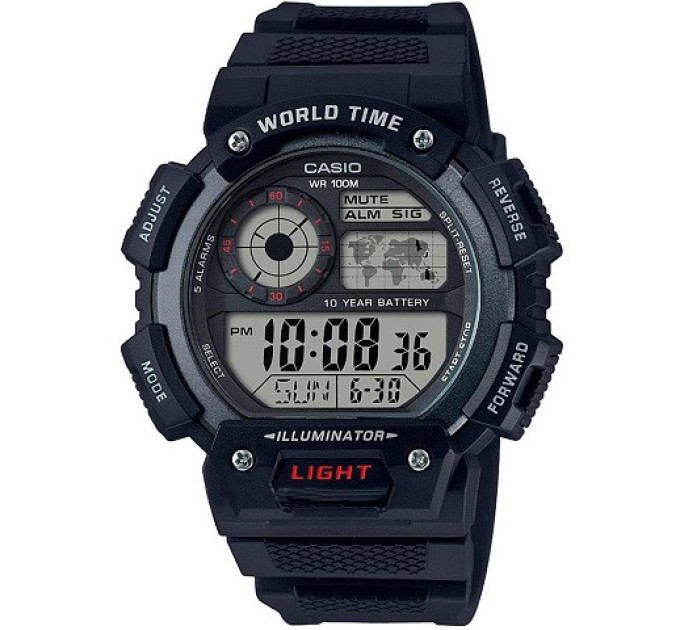 Купить Часы CASIO AE-1400WH-1AVEF ⌚ Наручные часы на fabrikachasov.com ⭐ Бесплатная доставка по Украине от 3000 грн ✈ Гарантия ✔ 10.000 моделей часов лучших брендов!