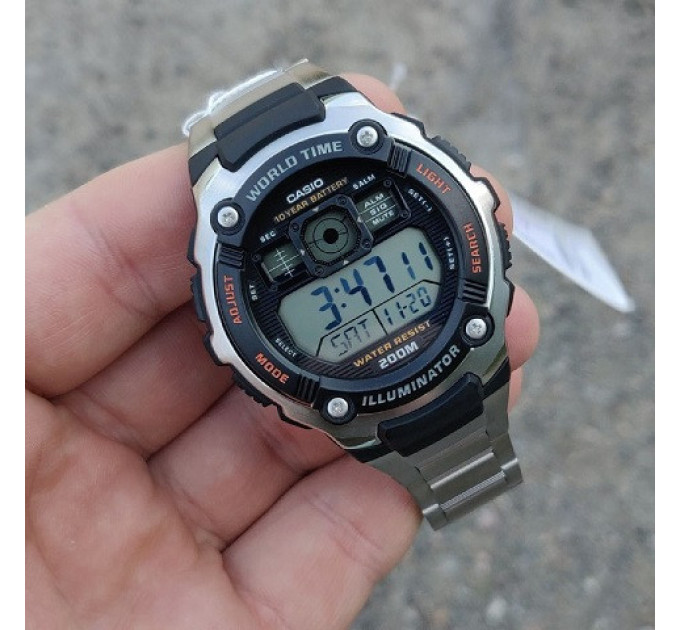 Купить Часы CASIO AE-2000WD-1AVEF ⌚ Наручные часы на fabrikachasov.com ⭐ Бесплатная доставка по Украине от 3000 грн ✈ Гарантия ✔ 10.000 моделей. Скидки!
