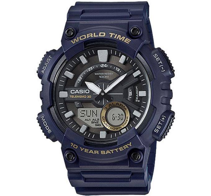 Купить Часы CASIO AEQ-110W-2AVEF ⌚ Наручные часы на fabrikachasov.com ⭐ Бесплатная доставка по Украине от 3000 грн ✈ Гарантия ✔ 10.000 моделей. Скидки!