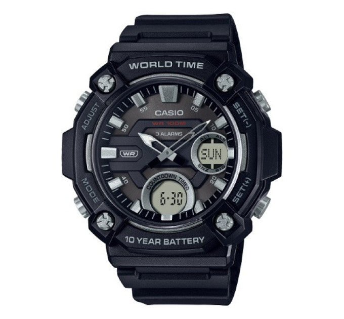 Купить Часы CASIO AEQ-120W-1A ⌚ Наручные часы на fabrikachasov.com ⭐ Бесплатная доставка по Украине от 3000 грн ✈ Гарантия ✔ 10.000 моделей часов лучших брендов!