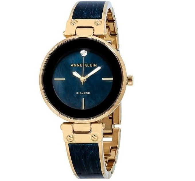 Купить Часы Anne Klein AK/2512NVGB ⌚ Наручные часы на fabrikachasov.com ⭐ Бесплатная доставка по Украине от 3000 грн ✈ Гарантия ✔ 10.000 моделей часов лучших брендов!
