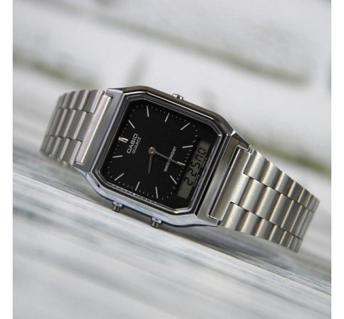 Купить Часы CASIO AQ-230A-1DMQYES ⌚ Наручные часы на fabrikachasov.com ⭐ Бесплатная доставка по Украине от 3000 грн ✈ Гарантия ✔ 10.000 моделей часов лучших брендов!