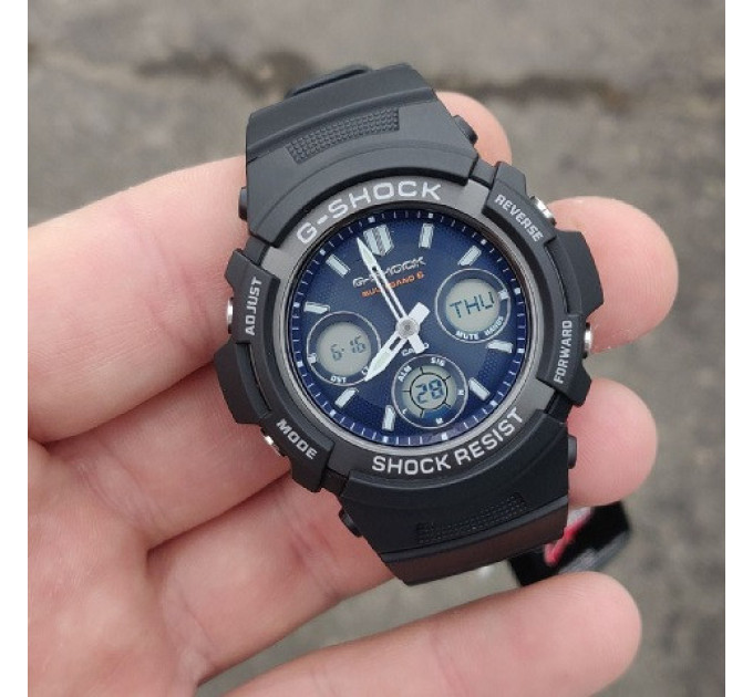 Купити ГОДИННИК CASIO AWG-M100SB-2AER ⌚ Наручні годинники на fabrikachasov.com ⭐ Безкоштовна доставка по Україні від 3000 грн ✈ Гарантія ✔ 10.000 моделей годинників кращих брендів!