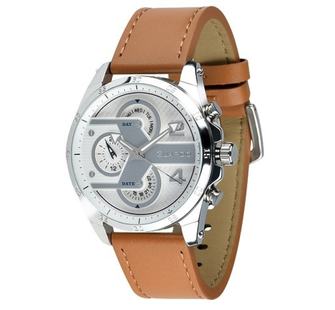Купити ГОДИННИК GUARDO PREMIUM B01318-2 ⌚ Наручні годинники на fabrikachasov.com ⭐ Безкоштовна доставка по Україні від 3000 грн ✈ Гарантія ✔ 10.000 моделей. Знижки!