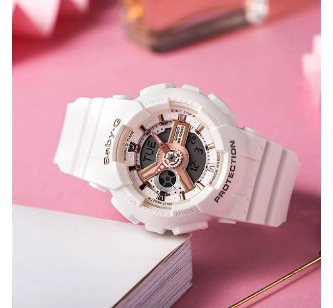 Купити ГОДИННИК CASIO BA-110RG-7ADR ⌚ Наручні годинники на fabrikachasov.com ⭐ Безкоштовна доставка по Україні від 3000 грн ✈ Гарантія ✔ 10.000 моделей. Знижки!