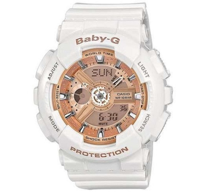 Купити ГОДИННИК CASIO BA-110RG-7ADR ⌚ Наручні годинники на fabrikachasov.com ⭐ Безкоштовна доставка по Україні від 3000 грн ✈ Гарантія ✔ 10.000 моделей годинників кращих брендів!