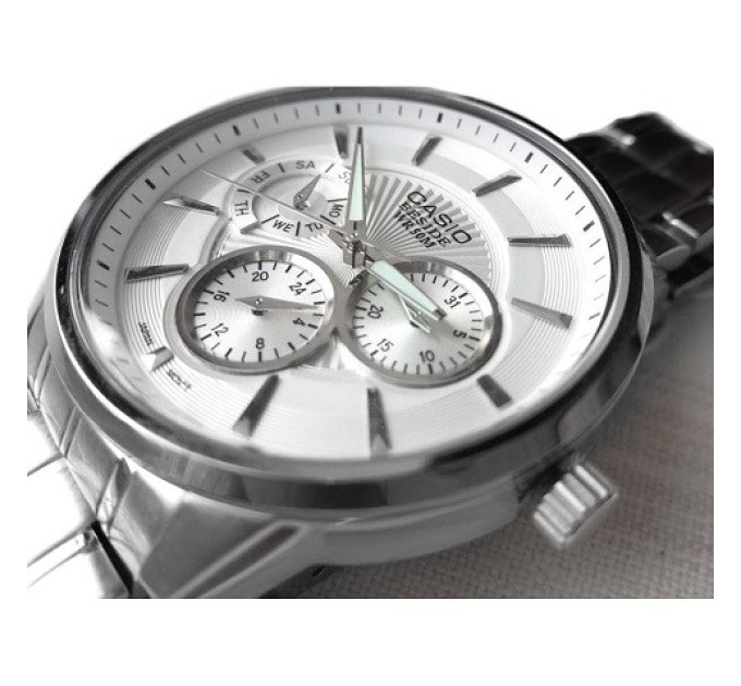 Купити ГОДИННИК CASIO BEM-302D-7AV ⌚ Наручні годинники на fabrikachasov.com ⭐ Безкоштовна доставка по Україні від 3000 грн ✈ Гарантія ✔ 10.000 моделей годинників кращих брендів!