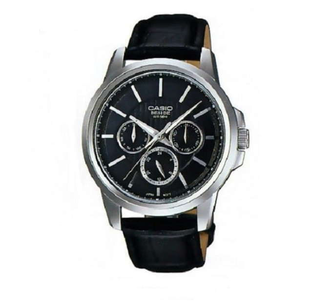 Купити ГОДИННИК CASIO BEM-307L-1AVDF ⌚ Наручні годинники на fabrikachasov.com ⭐ Безкоштовна доставка по Україні від 3000 грн ✈ Гарантія ✔ 10.000 моделей. Знижки!