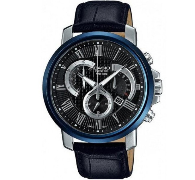 Купити ГОДИННИК CASIO BEM-520BUL-1AV ⌚ Наручні годинники на fabrikachasov.com ⭐ Безкоштовна доставка по Україні від 3000 грн ✈ Гарантія ✔ 10.000 моделей годинників кращих брендів!