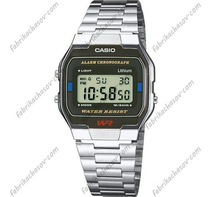 Купити ГОДИННИК CASIO A163WA-1QES ⌚ Наручні годинники на fabrikachasov.com ⭐ Безкоштовна доставка по Україні від 3000 грн ✈ Гарантія ✔ 10.000 моделей. Знижки!