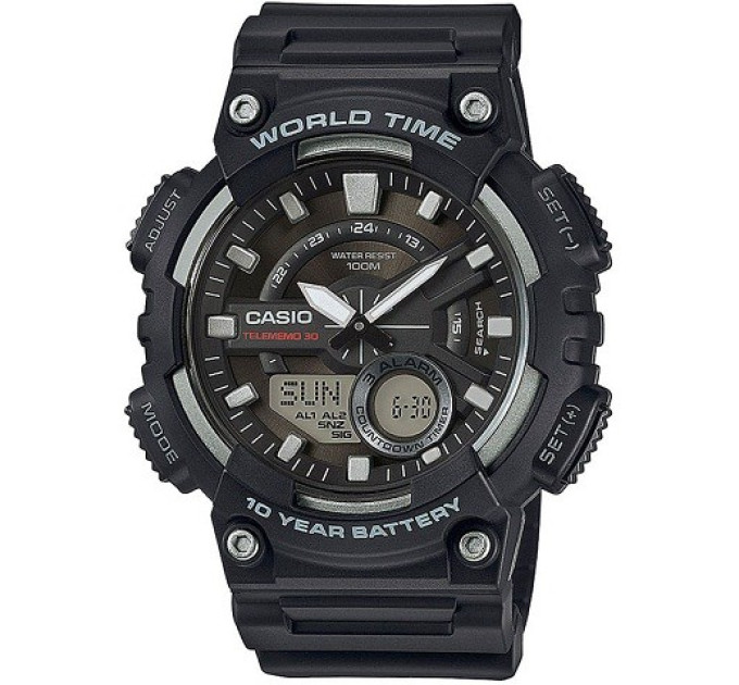Купить Часы CASIO AEQ-110W-1AVEF ⌚ Наручные часы на fabrikachasov.com ⭐ Бесплатная доставка по Украине от 3000 грн ✈ Гарантия ✔ 10.000 моделей часов лучших брендов!