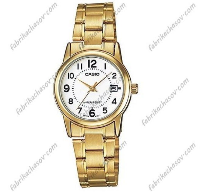 Купити ГОДИННИК CASIO LTP-V002G-7B2UDF ⌚ Наручні годинники на fabrikachasov.com ⭐ Безкоштовна доставка по Україні від 3000 грн ✈ Гарантія ✔ 10.000 моделей годинників кращих брендів!