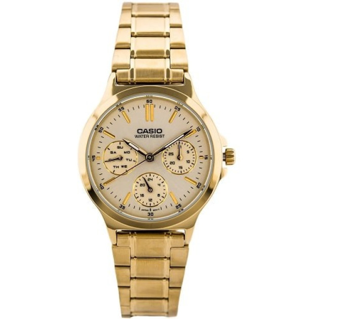 Купити ГОДИННИК CASIO LTP-V300G-9AUDF ⌚ Наручні годинники на fabrikachasov.com ⭐ Безкоштовна доставка по Україні від 3000 грн ✈ Гарантія ✔ 10.000 моделей. Знижки!