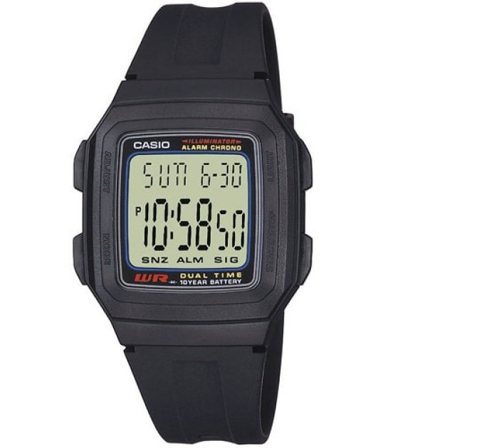 Купить Часы CASIO F-201W-1AEF ⌚ Наручные часы на fabrikachasov.com ⭐ Бесплатная доставка по Украине от 3000 грн ✈ Гарантия ✔ 10.000 моделей. Скидки!