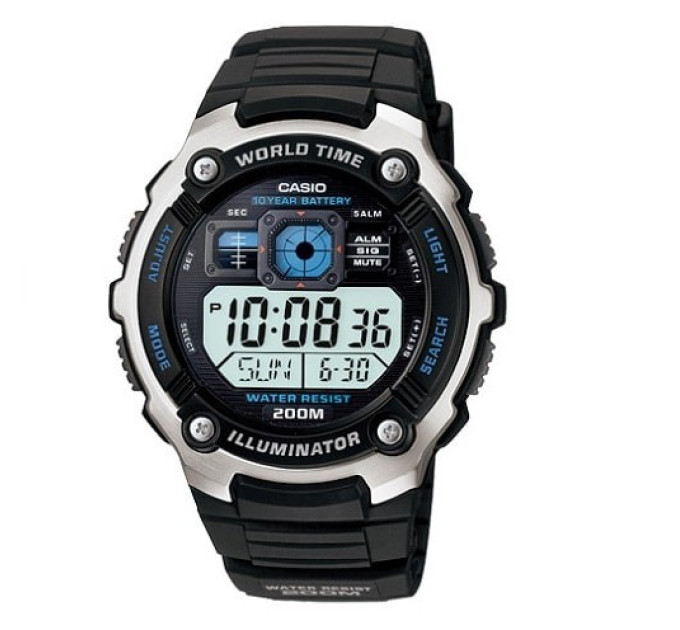 Купить Часы CASIO AE-2000W-1AVEF ⌚ Наручные часы на fabrikachasov.com ⭐ Бесплатная доставка по Украине от 3000 грн ✈ Гарантия ✔ 10.000 моделей часов лучших брендов!
