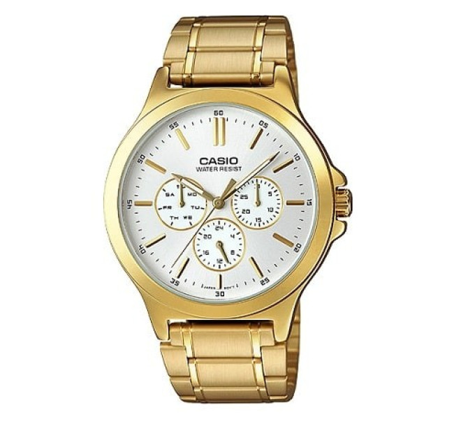 Купити ГОДИННИК CASIO MTP-V300G-7AUDF ⌚ Наручні годинники на fabrikachasov.com ⭐ Безкоштовна доставка по Україні від 3000 грн ✈ Гарантія ✔ 10.000 моделей. Знижки!