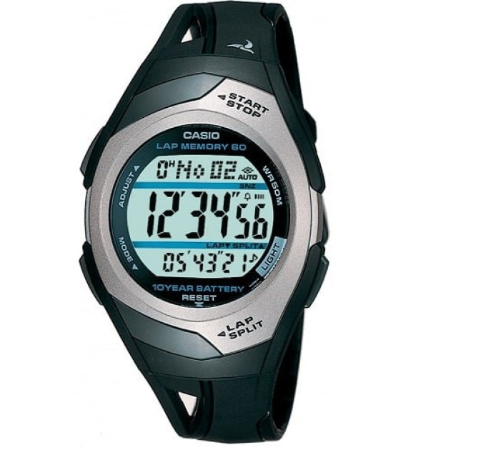 Купить Часы Casio STR-300C-1VER ⌚ Наручные часы на fabrikachasov.com ⭐ Бесплатная доставка по Украине от 3000 грн ✈ Гарантия ✔ 10.000 моделей часов лучших брендов!