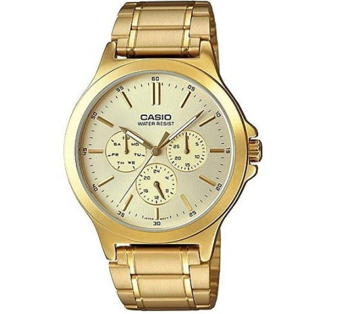 Купити ГОДИННИК CASIO MTP-V300G-9AUDF ⌚ Наручні годинники на fabrikachasov.com ⭐ Безкоштовна доставка по Україні від 3000 грн ✈ Гарантія ✔ 10.000 моделей годинників кращих брендів!