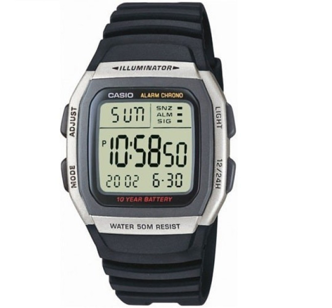 Купить Часы CASIO W-96H-1AVEF ⌚ Наручные часы на fabrikachasov.com ⭐ Бесплатная доставка по Украине от 3000 грн ✈ Гарантия ✔ 10.000 моделей часов лучших брендов!