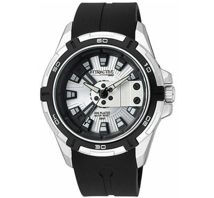 Купити ГОДИННИК Q&Q ATTRACTIVE DA54J301Y ⌚ Наручні годинники на fabrikachasov.com ⭐ Безкоштовна доставка по Україні від 3000 грн ✈ Гарантія ✔ 10.000 моделей. Знижки!