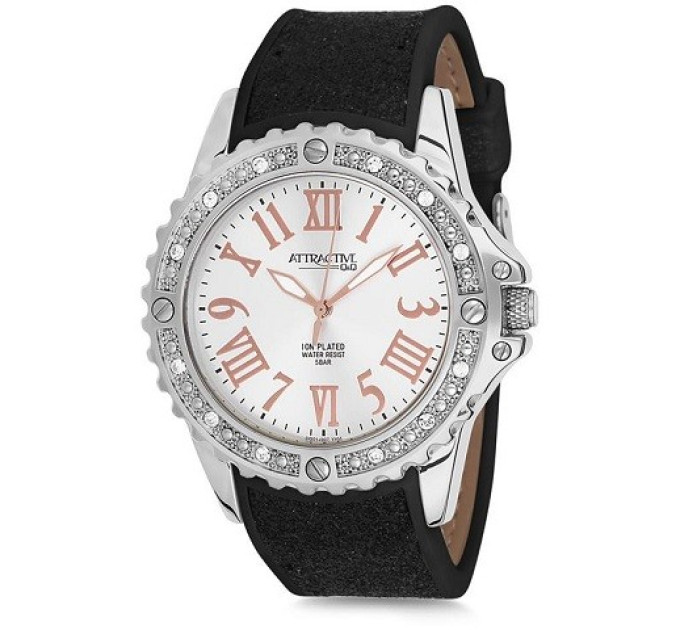 Купити ГОДИННИК Q&Q ATTRACTIVE DG01J307Y ⌚ Наручні годинники на fabrikachasov.com ⭐ Безкоштовна доставка по Україні від 3000 грн ✈ Гарантія ✔ 10.000 моделей годинників кращих брендів!