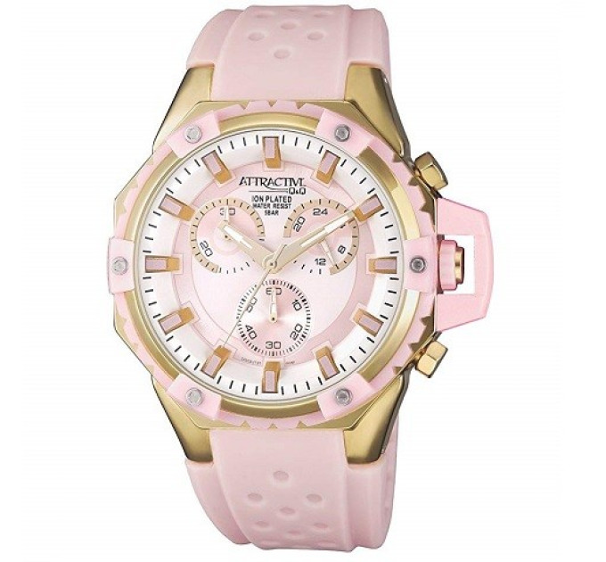 Купити ГОДИННИК Q&Q ATTRACTIVE DG02J131Y ⌚ Наручні годинники на fabrikachasov.com ⭐ Безкоштовна доставка по Україні від 3000 грн ✈ Гарантія ✔ 10.000 моделей. Знижки!