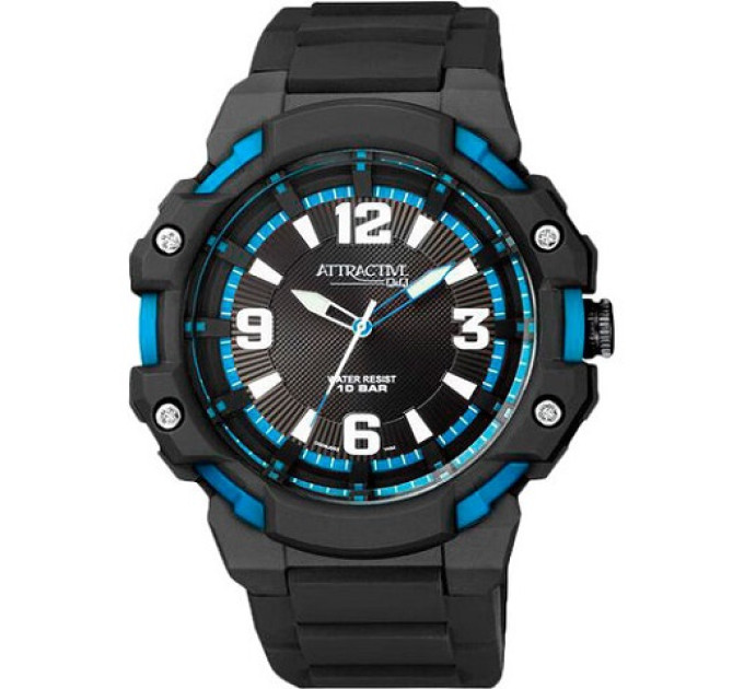 Купити ГОДИННИК Q&Q ATTRACTIVE DG06J002Y ⌚ Наручні годинники на fabrikachasov.com ⭐ Безкоштовна доставка по Україні від 3000 грн ✈ Гарантія ✔ 10.000 моделей годинників кращих брендів!