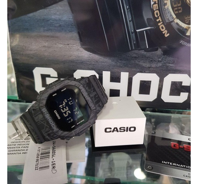 Купить Часы CASIO DW-5600SL-1ER ⌚ Наручные часы на fabrikachasov.com ⭐ Бесплатная доставка по Украине от 3000 грн ✈ Гарантия ✔ 10.000 моделей часов лучших брендов!