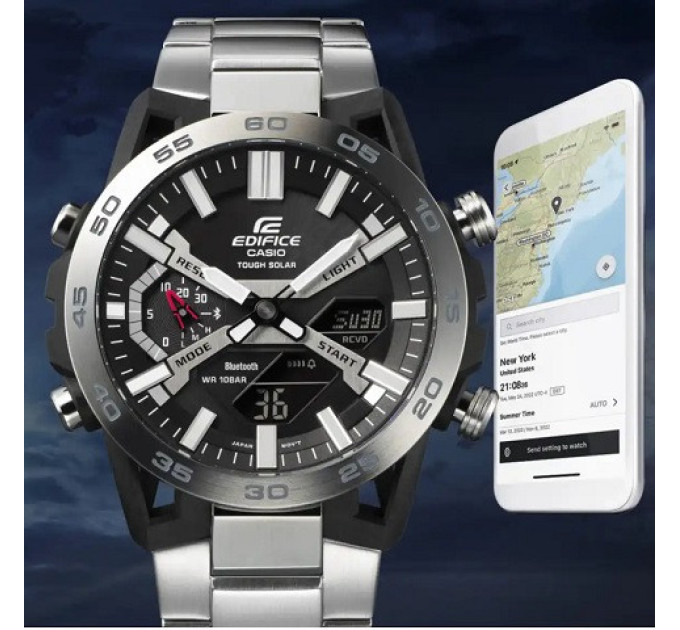 Купити ГОДИННИК CASIO ECB-2000DC-1AEF ⌚ Наручні годинники на fabrikachasov.com ⭐ Безкоштовна доставка по Україні від 3000 грн ✈ Гарантія ✔ 10.000 моделей. Знижки!