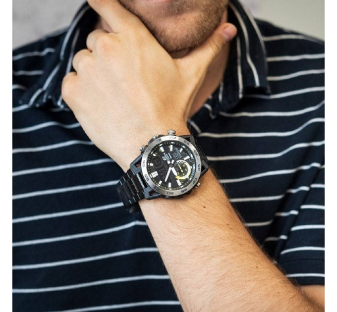Купити ГОДИННИК CASIO ECB-40DC-1AEF ⌚ Наручні годинники на fabrikachasov.com ⭐ Безкоштовна доставка по Україні від 3000 грн ✈ Гарантія ✔ 10.000 моделей. Знижки!