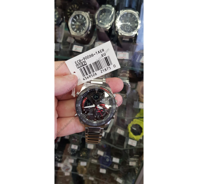 Купити ГОДИННИК CASIO ECB-900DB-1AER ⌚ Наручні годинники на fabrikachasov.com ⭐ Безкоштовна доставка по Україні від 3000 грн ✈ Гарантія ✔ 10.000 моделей. Знижки!