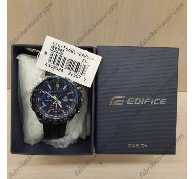 Купити ГОДИННИК CASIO EFR-566BL-2AVUEF ⌚ Наручні годинники на fabrikachasov.com ⭐ Безкоштовна доставка по Україні від 3000 грн ✈ Гарантія ✔ 10.000 моделей. Знижки!