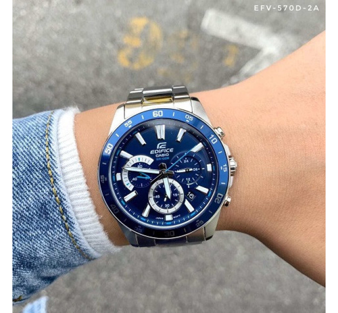 Купити ГОДИННИК CASIO EFV-570D-2AVUEF ⌚ Наручні годинники на fabrikachasov.com ⭐ Безкоштовна доставка по Україні від 3000 грн ✈ Гарантія ✔ 10.000 моделей. Знижки!