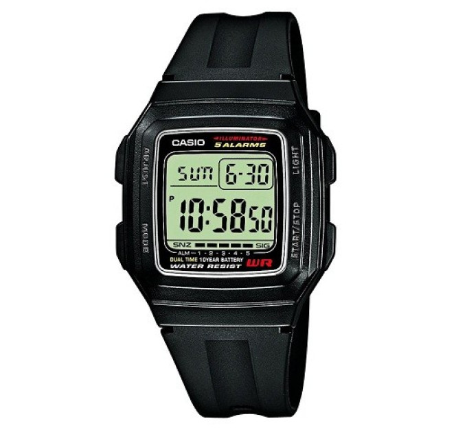 Купить Часы CASIO F-201WA-1AEF ⌚ Наручные часы на fabrikachasov.com ⭐ Бесплатная доставка по Украине от 3000 грн ✈ Гарантия ✔ 10.000 моделей часов лучших брендов!