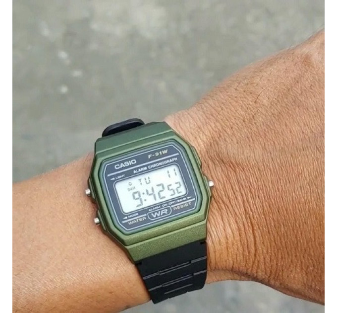 Купить Часы CASIO F-91WM-3AEF ⌚ Наручные часы на fabrikachasov.com ⭐ Бесплатная доставка по Украине от 3000 грн ✈ Гарантия ✔ 10.000 моделей часов лучших брендов!