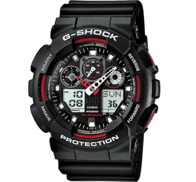 Купить Часы CASIO GA-100-1A4ER ⌚ Наручные часы на fabrikachasov.com ⭐ Бесплатная доставка по Украине от 3000 грн ✈ Гарантия ✔ 10.000 моделей. Скидки!