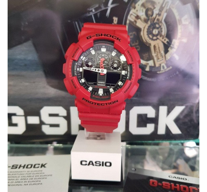 Купити ГОДИННИК CASIO GA-100B-4AER ⌚ Наручні годинники на fabrikachasov.com ⭐ Безкоштовна доставка по Україні від 3000 грн ✈ Гарантія ✔ 10.000 моделей годинників кращих брендів!
