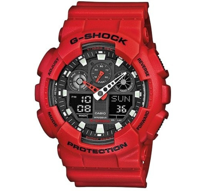 Купити ГОДИННИК CASIO GA-100B-4AER ⌚ Наручні годинники на fabrikachasov.com ⭐ Безкоштовна доставка по Україні від 3000 грн ✈ Гарантія ✔ 10.000 моделей годинників кращих брендів!