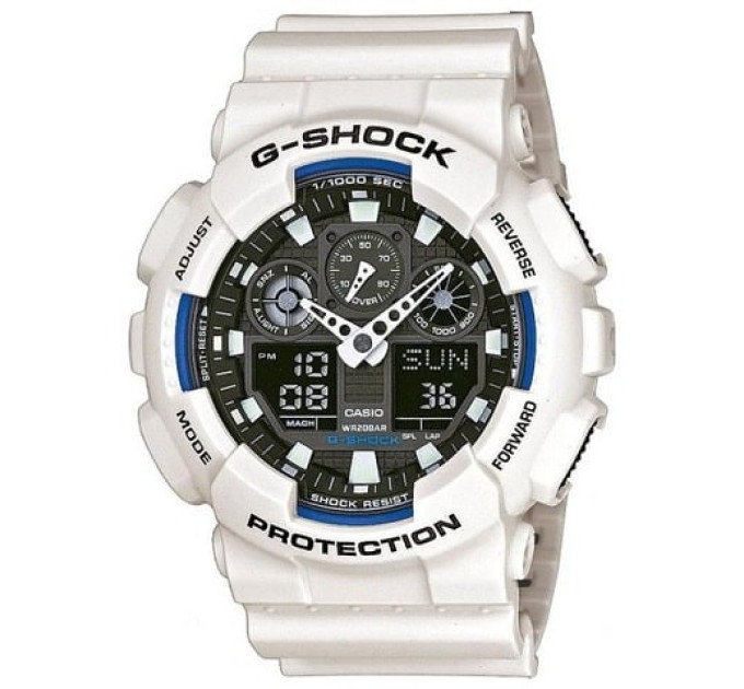 Купити ГОДИННИК CASIO GA-100B-7AER ⌚ Наручні годинники на fabrikachasov.com ⭐ Безкоштовна доставка по Україні від 3000 грн ✈ Гарантія ✔ 10.000 моделей. Знижки!