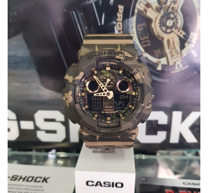 Купить Часы Casio GA-100CM-5AER ⌚ Наручные часы на fabrikachasov.com ⭐ Бесплатная доставка по Украине от 3000 грн ✈ Гарантия ✔ 10.000 моделей часов лучших брендов!
