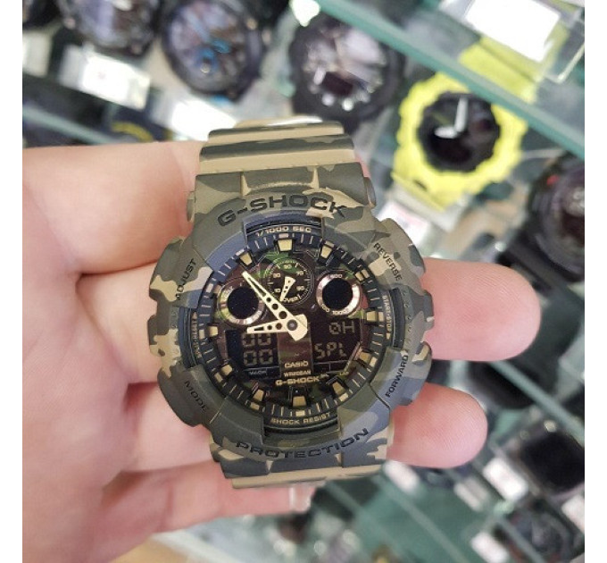 Купить Часы Casio GA-100CM-5AER ⌚ Наручные часы на fabrikachasov.com ⭐ Бесплатная доставка по Украине от 3000 грн ✈ Гарантия ✔ 10.000 моделей часов лучших брендов!