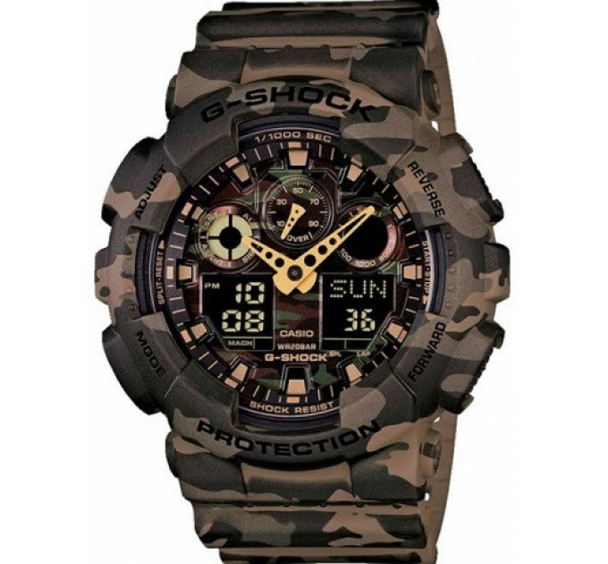 Купить Часы Casio GA-100CM-5AER ⌚ Наручные часы на fabrikachasov.com ⭐ Бесплатная доставка по Украине от 3000 грн ✈ Гарантия ✔ 10.000 моделей часов лучших брендов!