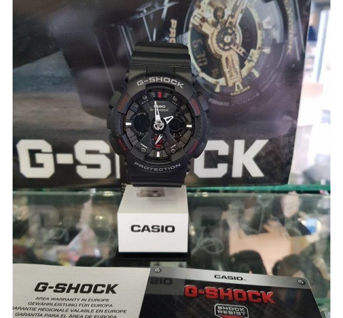 Купить Часы Casio GA-120-1AER ⌚ Наручные часы на fabrikachasov.com ⭐ Бесплатная доставка по Украине от 3000 грн ✈ Гарантия ✔ 10.000 моделей часов лучших брендов!
