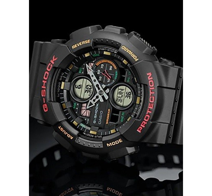 Купить Часы Casio GA-140-1A4ER ⌚ Наручные часы на fabrikachasov.com ⭐ Бесплатная доставка по Украине от 3000 грн ✈ Гарантия ✔ 10.000 моделей. Скидки!