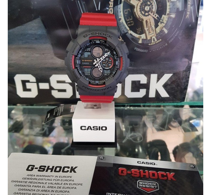 Купить Часы Casio GA-140-4AER ⌚ Наручные часы на fabrikachasov.com ⭐ Бесплатная доставка по Украине от 3000 грн ✈ Гарантия ✔ 10.000 моделей часов лучших брендов!