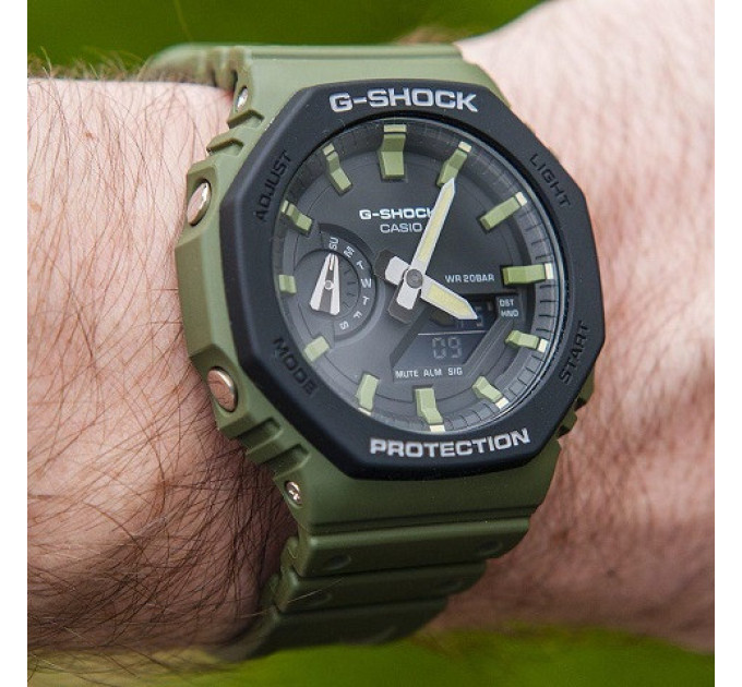 Купить Часы CASIO GA-2110SU-3AER ⌚ Наручные часы на fabrikachasov.com ⭐ Бесплатная доставка по Украине от 3000 грн ✈ Гарантия ✔ 10.000 моделей часов лучших брендов!