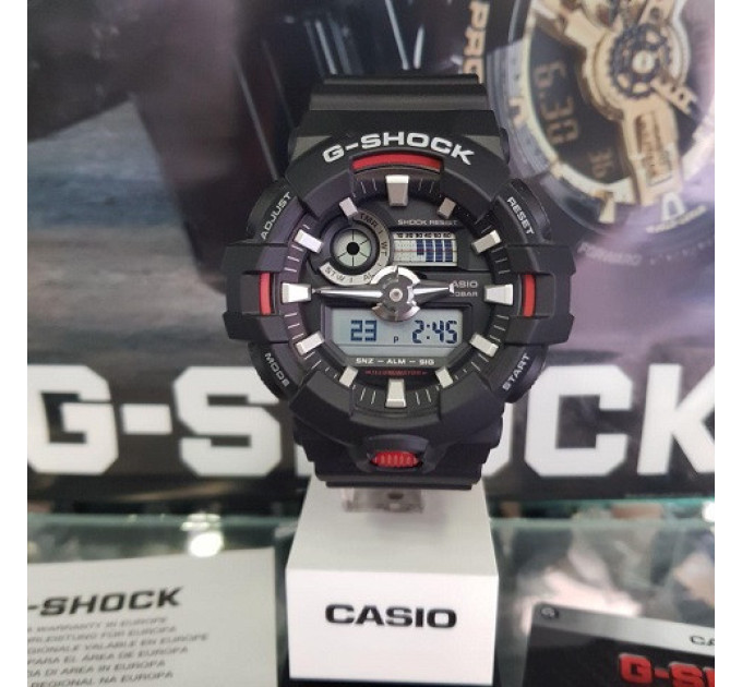 Купить Часы Casio GA-700-1AER ⌚ Наручные часы на fabrikachasov.com ⭐ Бесплатная доставка по Украине от 3000 грн ✈ Гарантия ✔ 10.000 моделей часов лучших брендов!