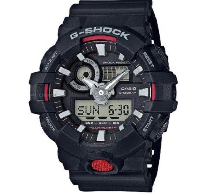 Купить Часы Casio GA-700-1AER ⌚ Наручные часы на fabrikachasov.com ⭐ Бесплатная доставка по Украине от 3000 грн ✈ Гарантия ✔ 10.000 моделей часов лучших брендов!