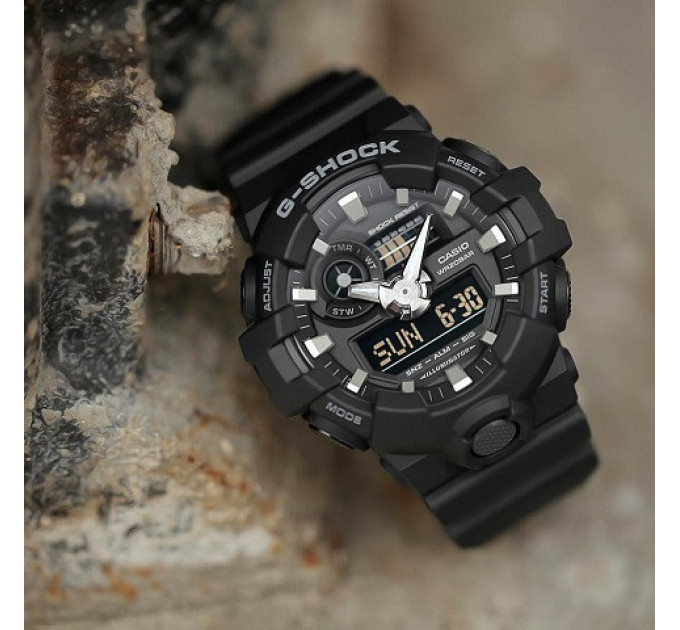 Купити ГОДИННИК CASIO GA-700-1BER ⌚ Наручні годинники на fabrikachasov.com ⭐ Безкоштовна доставка по Україні від 3000 грн ✈ Гарантія ✔ 10.000 моделей годинників кращих брендів!