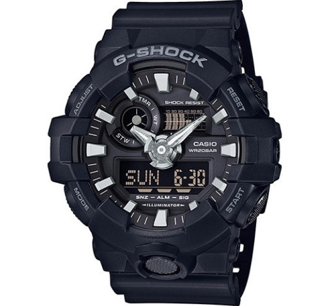 Купити ГОДИННИК CASIO GA-700-1BER ⌚ Наручні годинники на fabrikachasov.com ⭐ Безкоштовна доставка по Україні від 3000 грн ✈ Гарантія ✔ 10.000 моделей годинників кращих брендів!